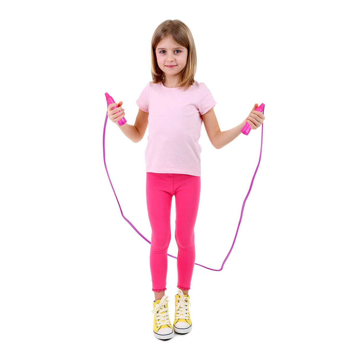 Aneco 10-Pack Kids Jump Rope Set - Colorful 7.3 ft Jump Ropes for Outdoor Fun & Party Favors