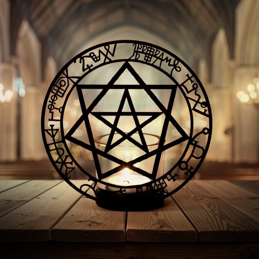Alchemy Gothic Angels & Demons Tealight Holder