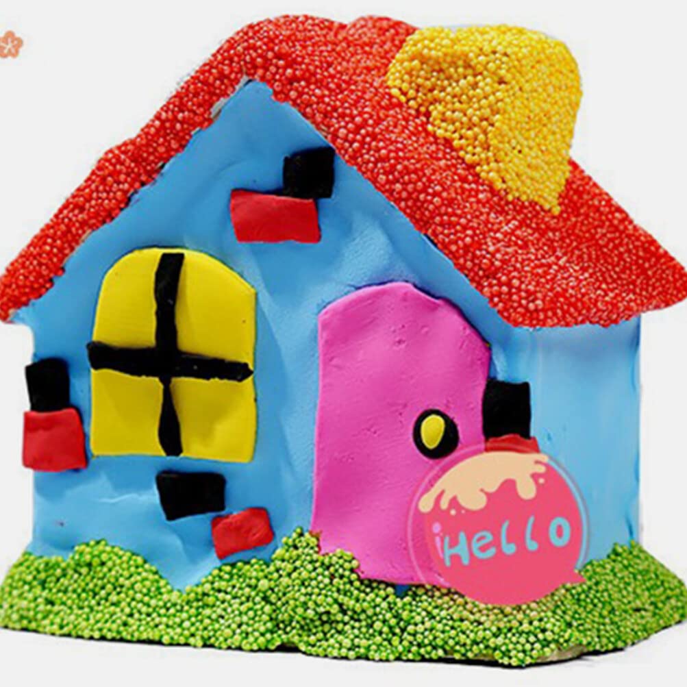 Angoily DIY Wooden House Piggy Bank – 15-Piece Paintable Craft Set, Unfinished Wood Money Box for Kids & Adults