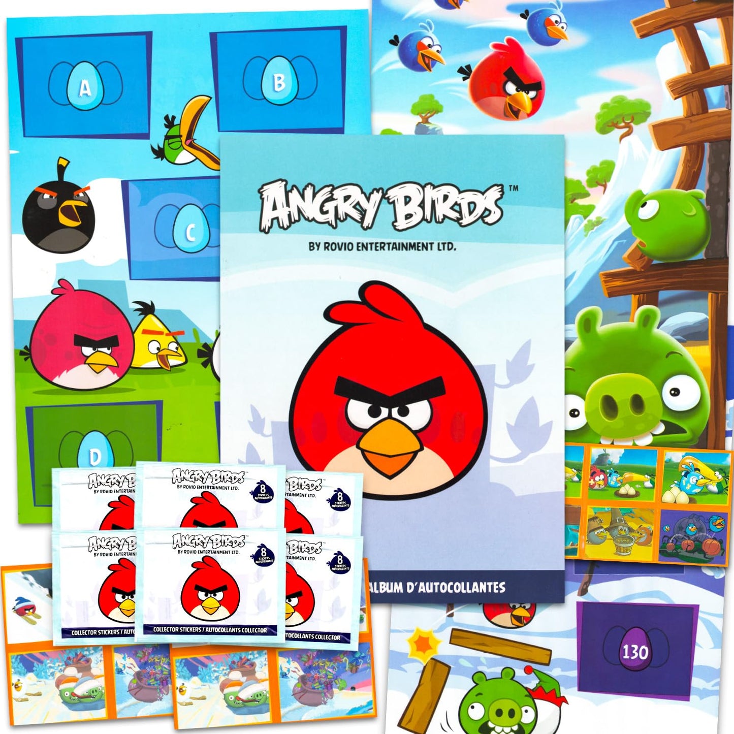 Angry Birds Sticker Activity Book Bundle: Video Game Activities & Sticker Packs