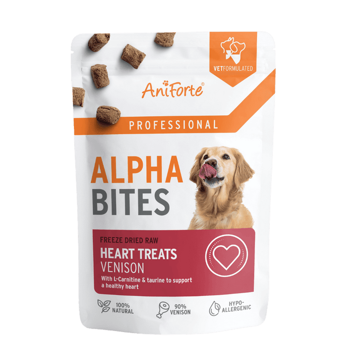 Alpha Bites Heart 90% venison with targeted cardiovascular support