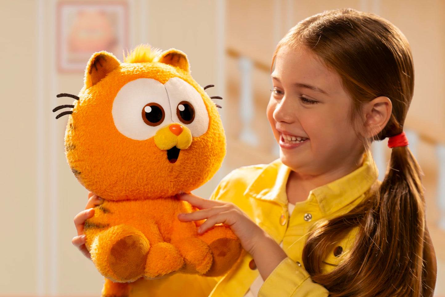 Animagic Baby Garfield Plush – Eat Sleep and Repeat 10 inches with Lasagna & Sleep Mask | Ages 3+