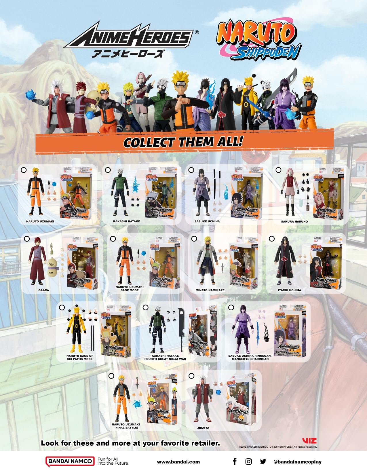 ANIME HEROES Beyond Naruto Shippuden Naruto Action Figure - Three Tail Mode