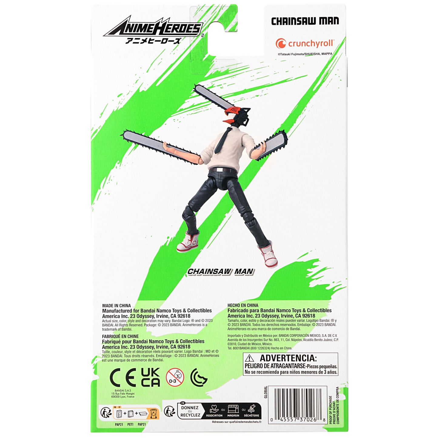 ANIME HEROES Chainsaw Man Action Figure – 6.5-Inch, 20+ Points of Articulation