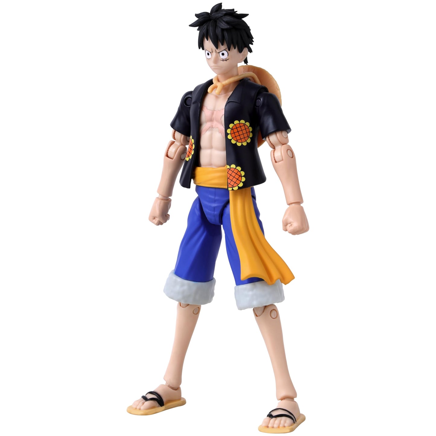 ANIME HEROES - Monkey D. Luffy Dressrosa Verison Action Figure | One Piece 6.5-Inch Figure by Bandai Namco