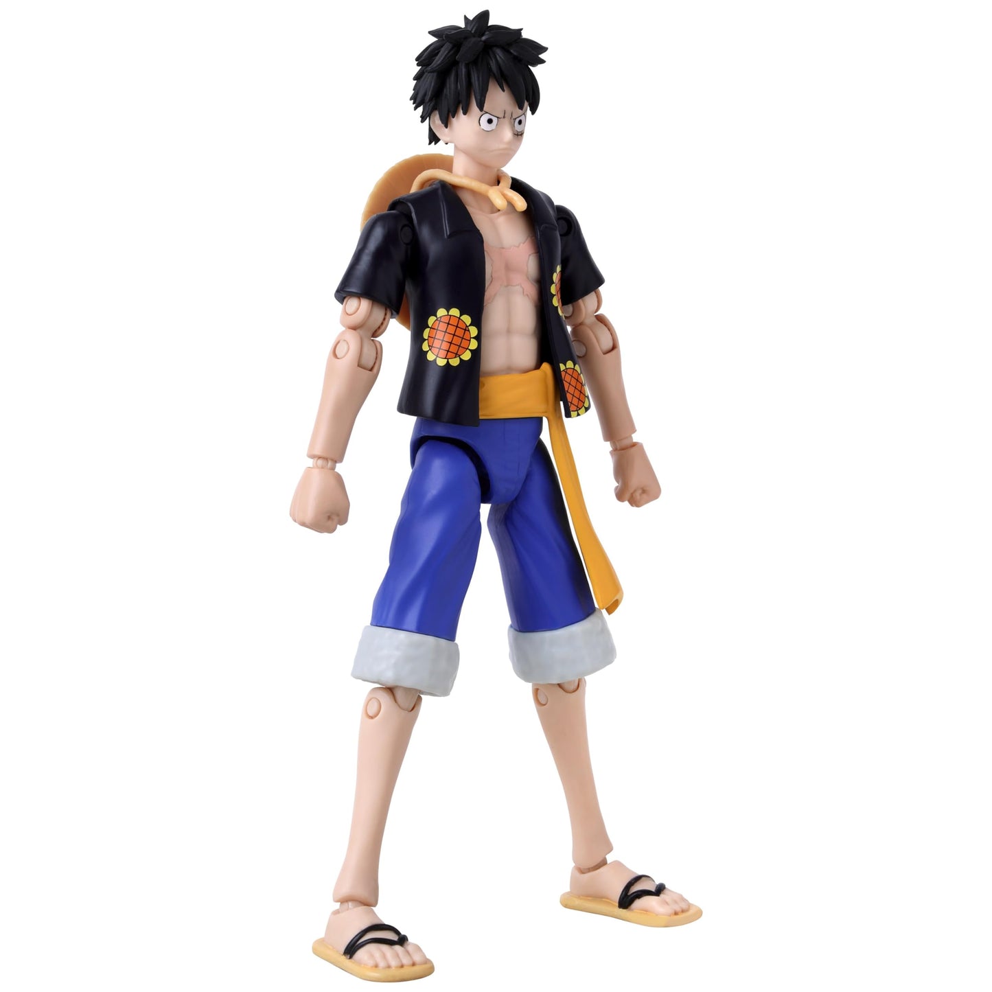 ANIME HEROES - Monkey D. Luffy Dressrosa Verison Action Figure | One Piece 6.5-Inch Figure by Bandai Namco