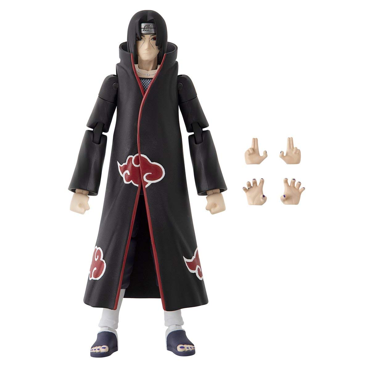 ANIME HEROES Naruto Shippuden Itachi Uchiha Action Figure — 6.5-Inch, 20+ Articulation
