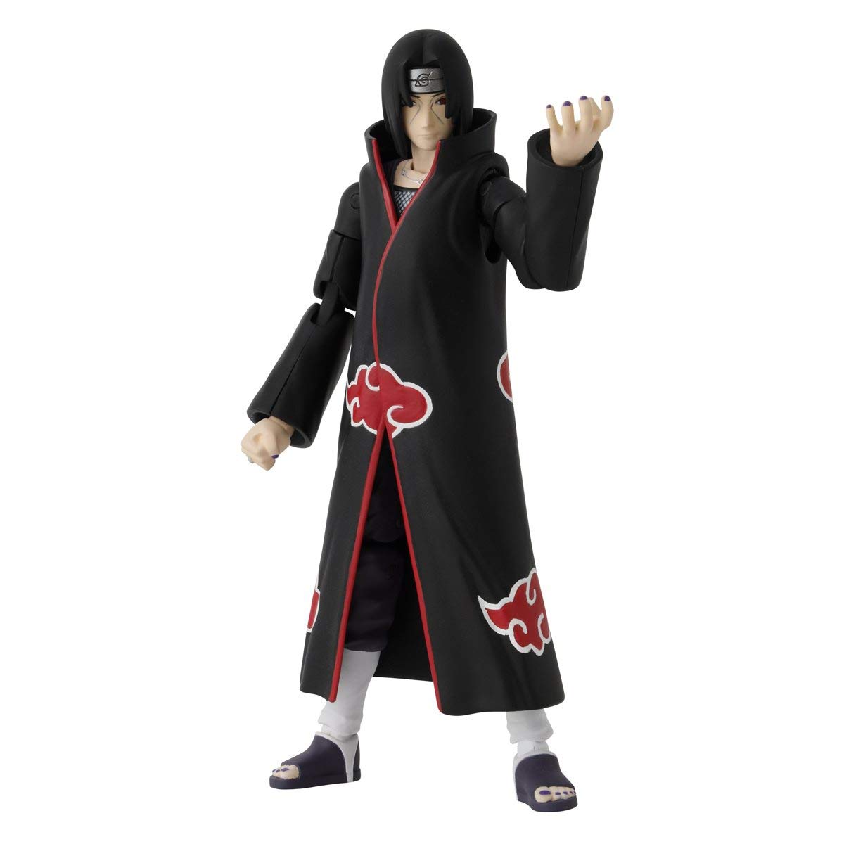 ANIME HEROES Naruto Shippuden Itachi Uchiha Action Figure — 6.5-Inch, 20+ Articulation