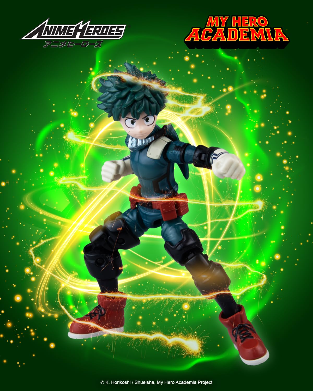 ANIME HEROES Izuku Midoriya Action Figure – 6.5-Inch MHA Collectible