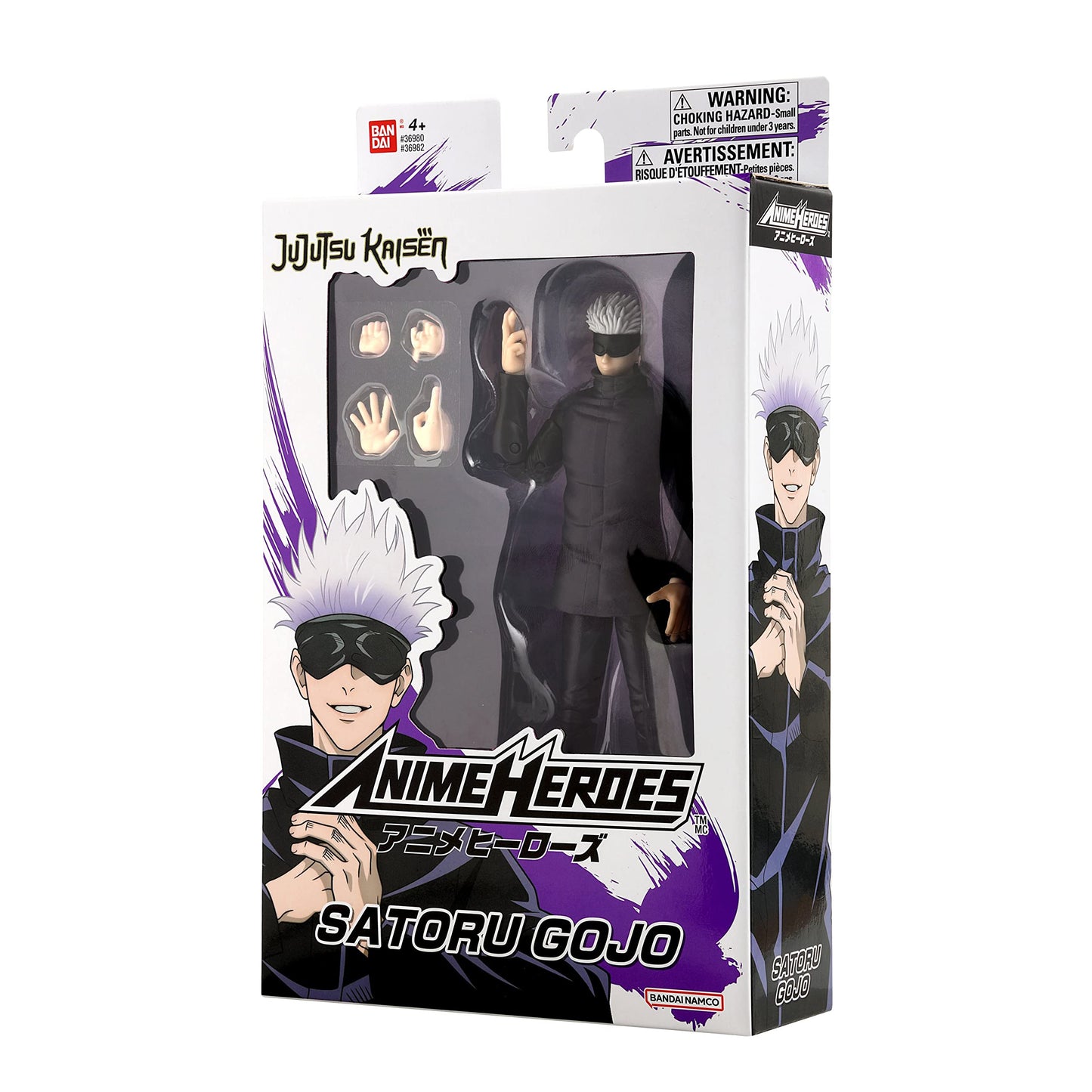 ANIME HEROES: Jujutsu Kaisen Satoru Gojo Action Figure - 6.5-Inch Collectible by Bandai Namco