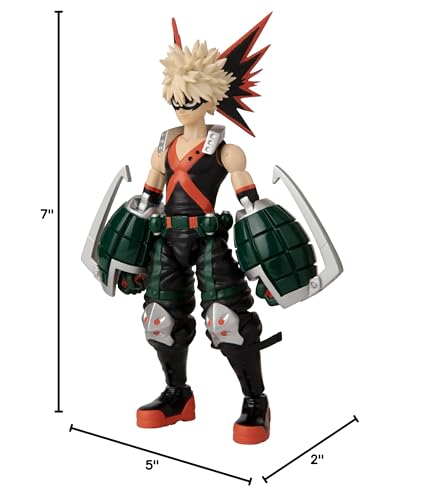 ANIME HEROES - Katsuki Bakugo Action Figure | 6.5-Inch MY HERO ACADEMIA Collectible