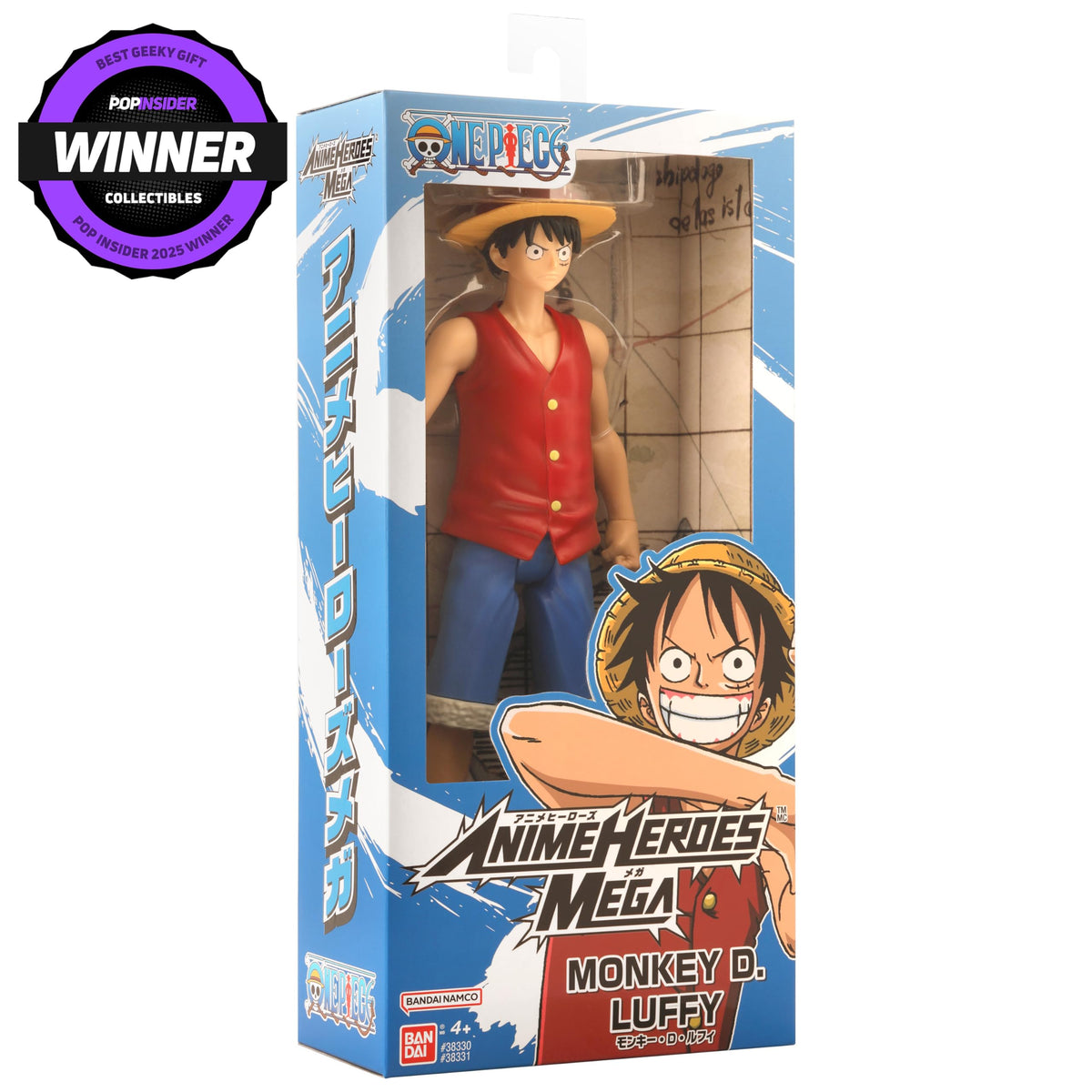 ANIME HEROES Mega - One Piece Monkey D. Luffy 12-Inch Action Figure