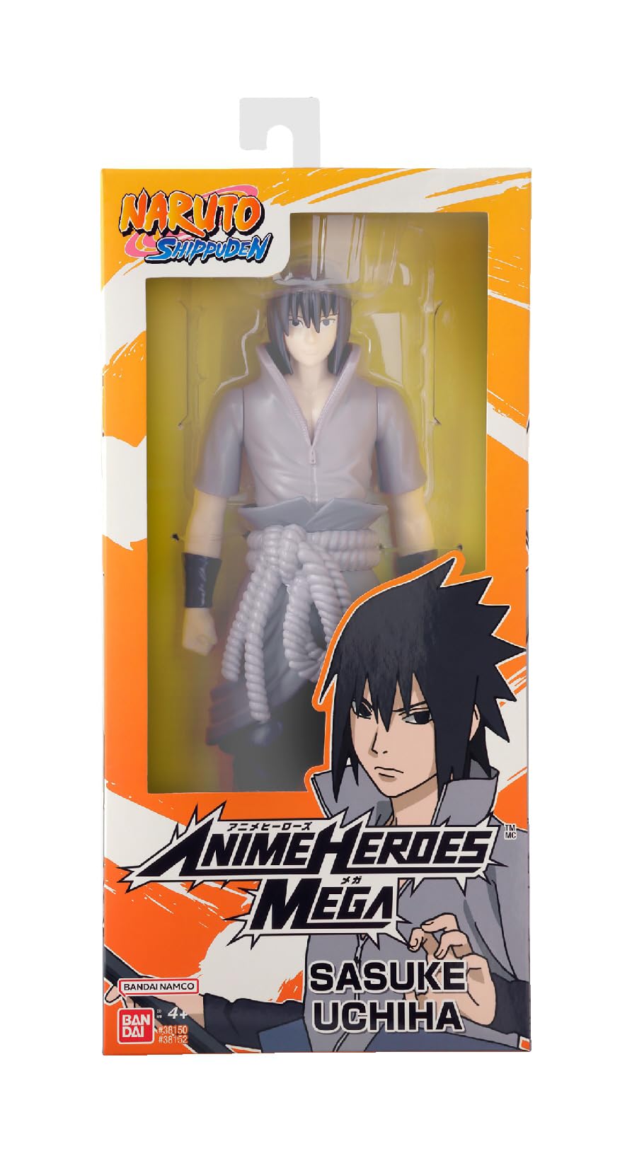 ANIME HEROES Mega Sasuke Uchiha 12-Inch Action Figure | Naruto Collection