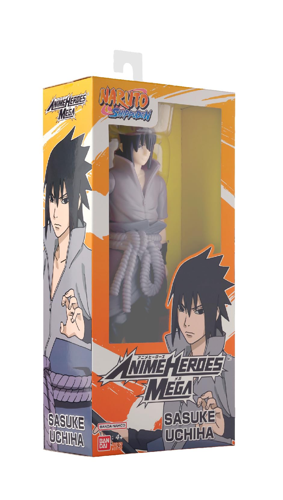 ANIME HEROES Mega Sasuke Uchiha 12-Inch Action Figure | Naruto Collection