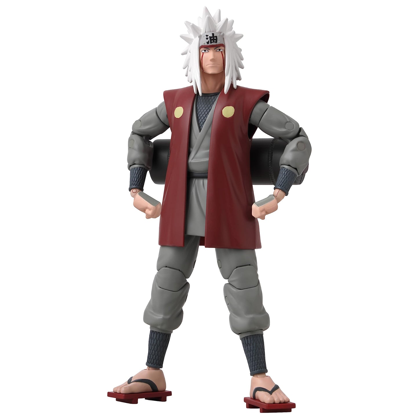 ANIME HEROES Naruto Jiraiya Action Figure - 6.5-Inch Poseable Collectible