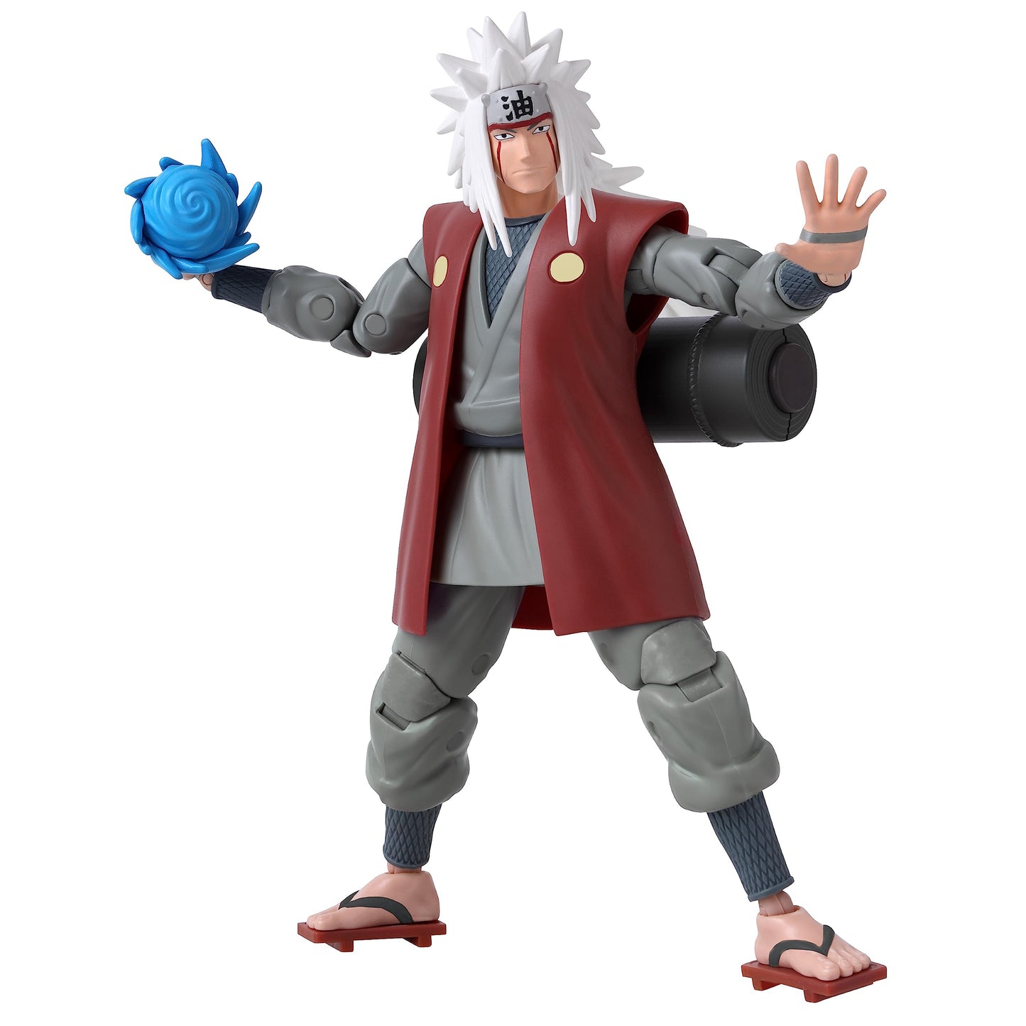 ANIME HEROES Naruto Jiraiya Action Figure - 6.5-Inch Poseable Collectible