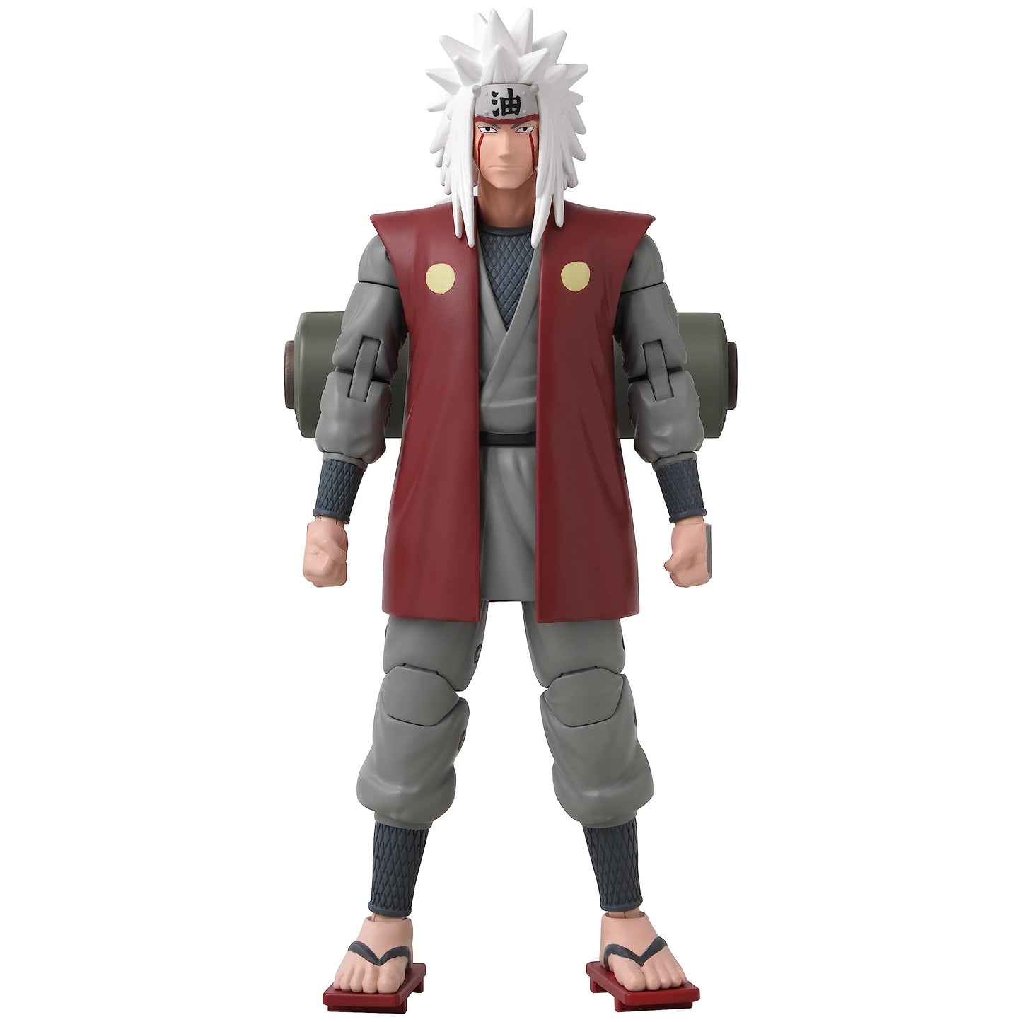 ANIME HEROES Naruto Jiraiya Action Figure - 6.5-Inch Poseable Collectible
