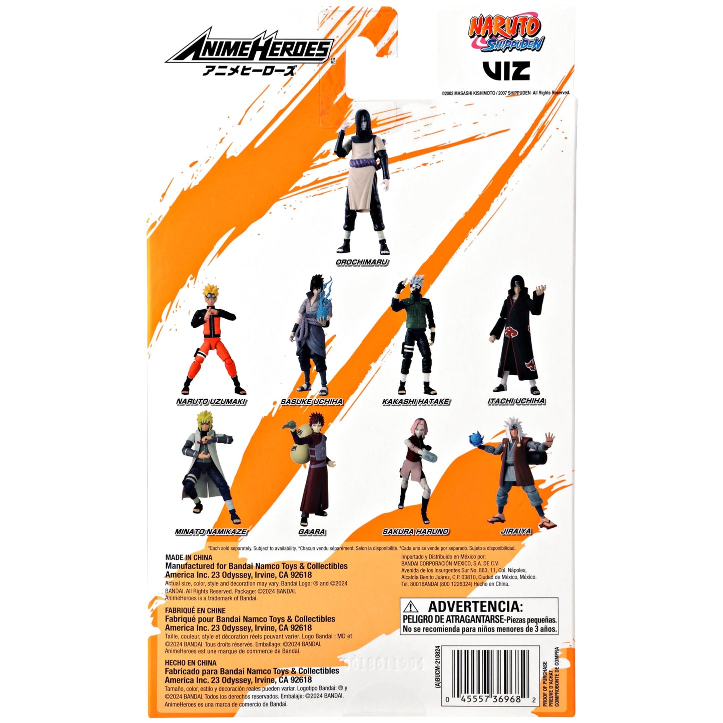 ANIME HEROES Naruto Orochimaru Action Figure – 6.5-Inch Collectible
