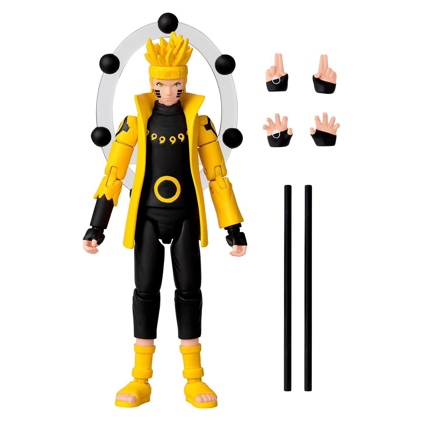 ANIME HEROES Naruto Uzumaki Sage of Six Paths Mode Action Figure | 6.5-Inch Collectible