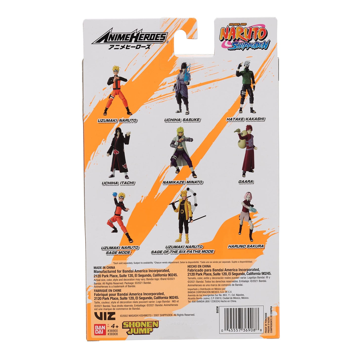 ANIME HEROES Naruto Uzumaki Sage of Six Paths Mode Action Figure | 6.5-Inch Collectible