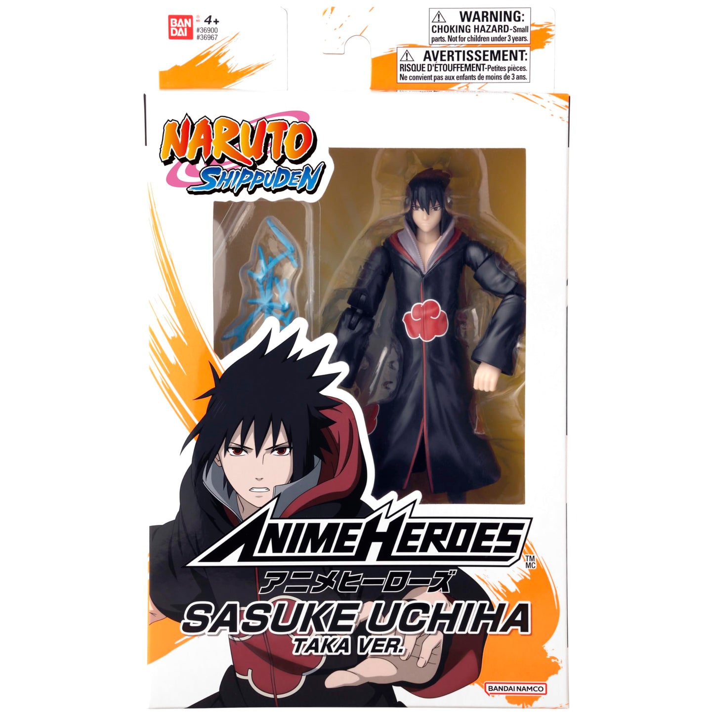 ANIME HEROES Naruto Sasuke Uchiha Taka ver. Action Figure – 6.5-Inch, Bandai Namco
