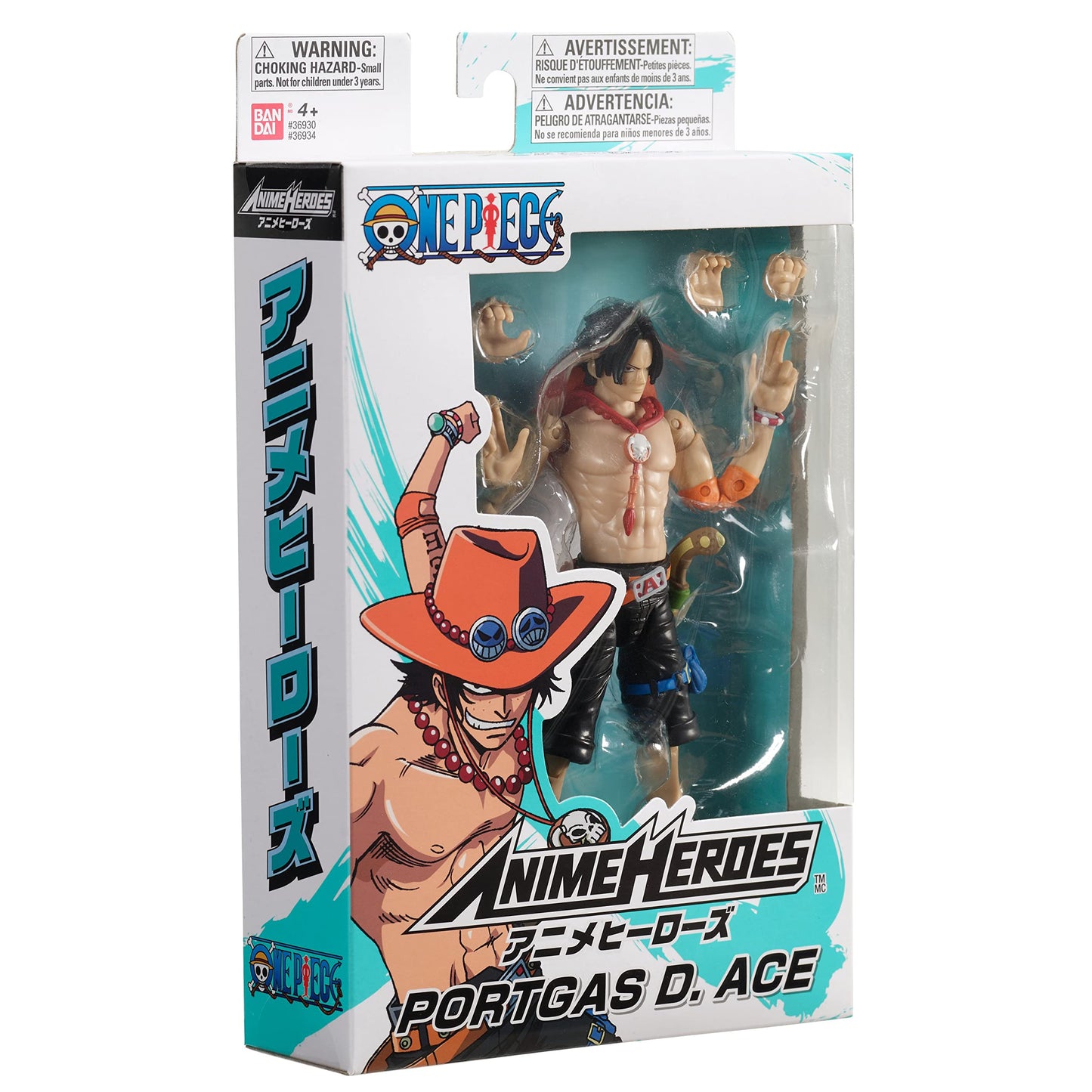 ANIME HEROES One Piece Portgas D. Ace Action Figure – 6.5-Inch