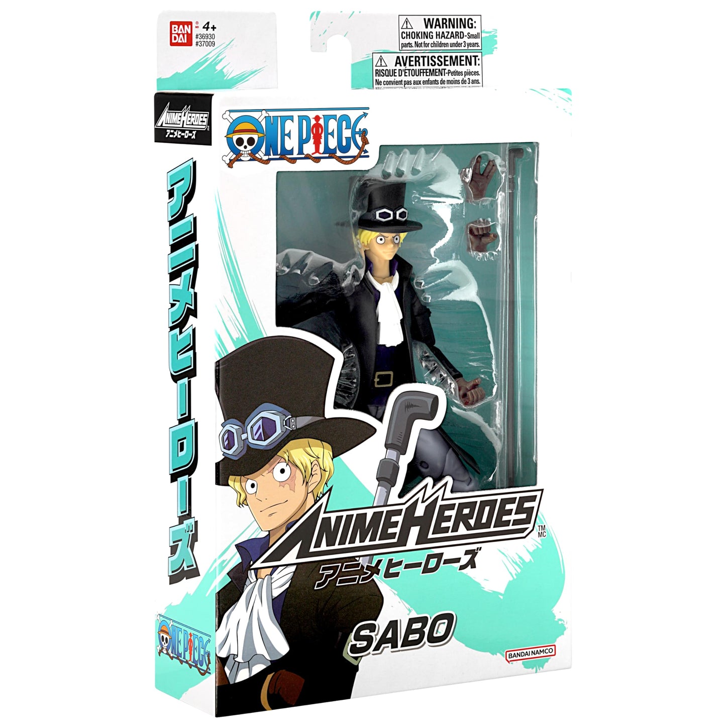 ANIME HEROES - One Piece Sabo Action Figure | 20+ Points of Articulation & Accessories