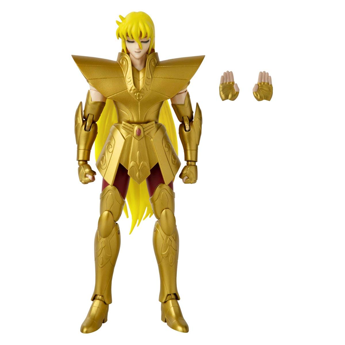 ANIME HEROES Virgo Shaka Action Figure | Saint Seiya Knights of the Zodiac 6.5-Inch Collectible