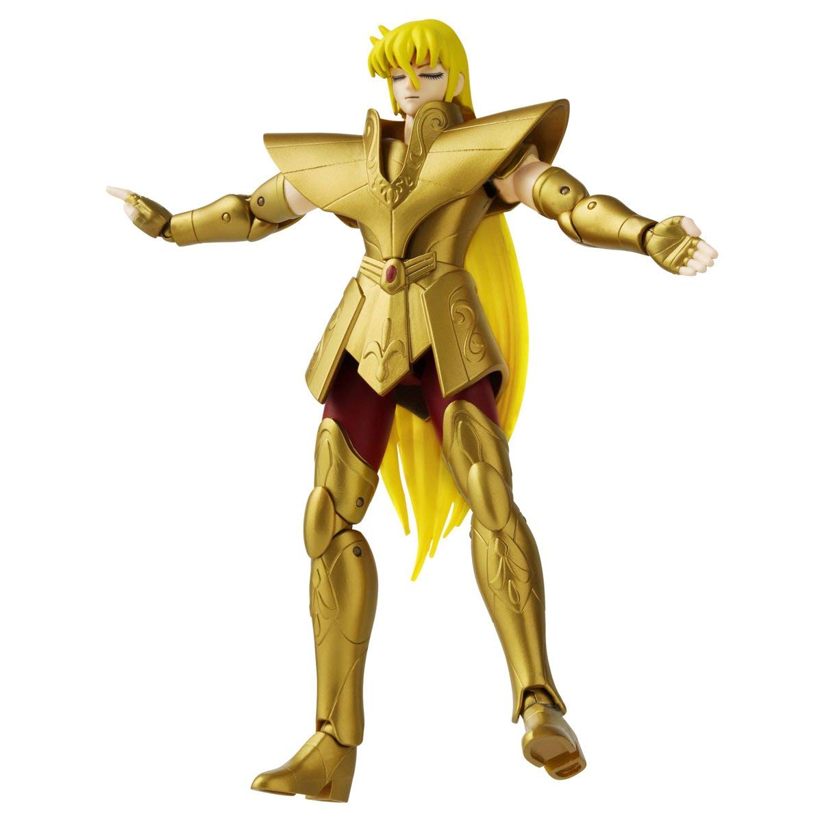 ANIME HEROES Virgo Shaka Action Figure | Saint Seiya Knights of the Zodiac 6.5-Inch Collectible