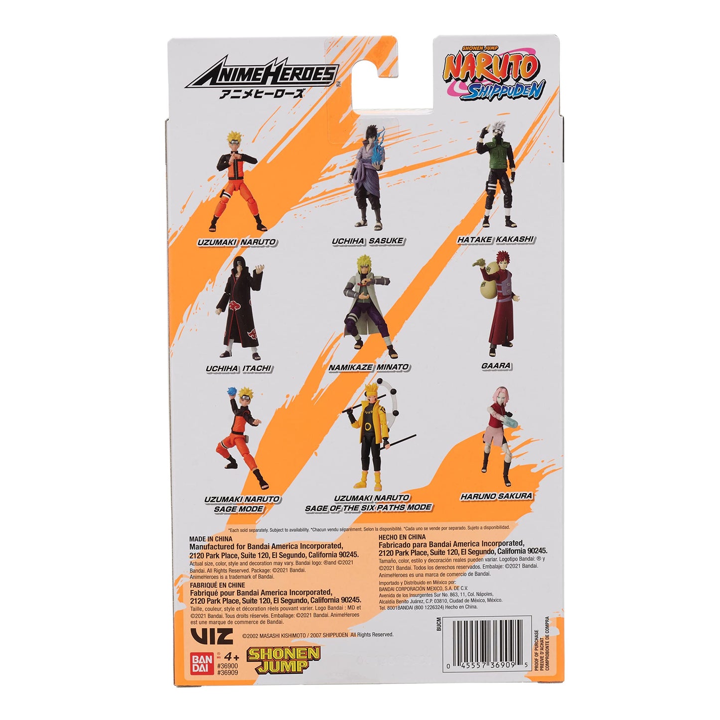 ANIME HEROES Naruto Shippuden Sakura Haruno Action Figure – 6.5-inch, 20+ Points of Articulation