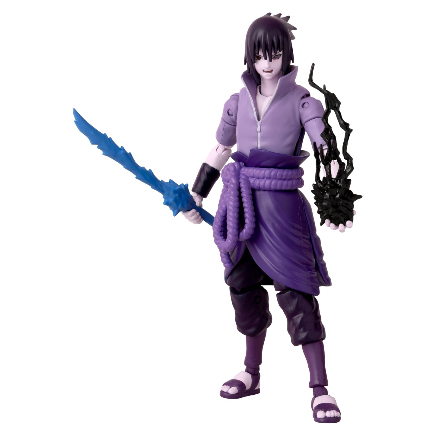 ANIME HEROES Naruto Shippuden Sasuke Uchiha Rinnegan/Mangekyo Sharingan 6.5-Inch Action Figure
