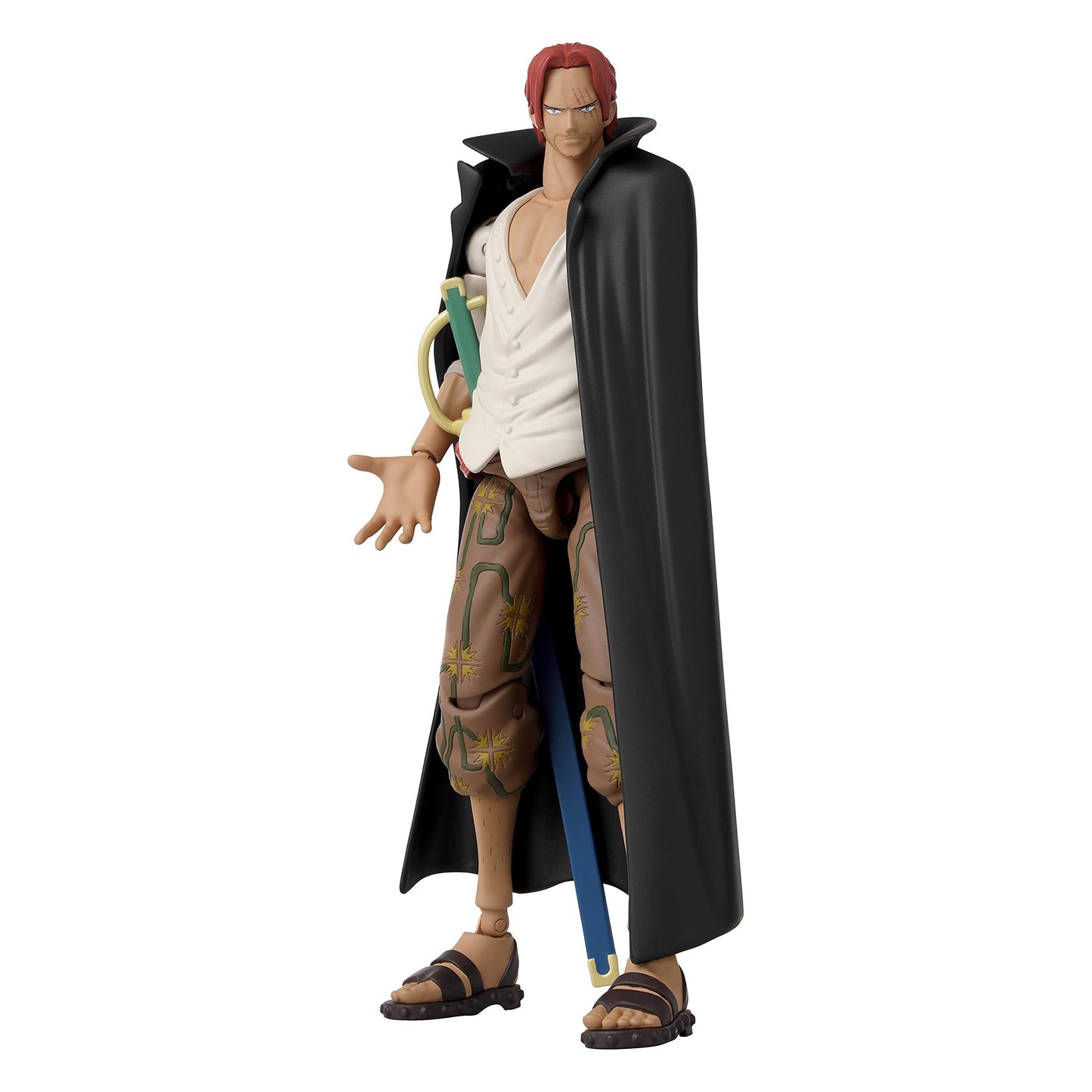 ANIME HEROES Shanks Action Figure – 6.5-Inch One Piece Collectible, 20+ Articulation