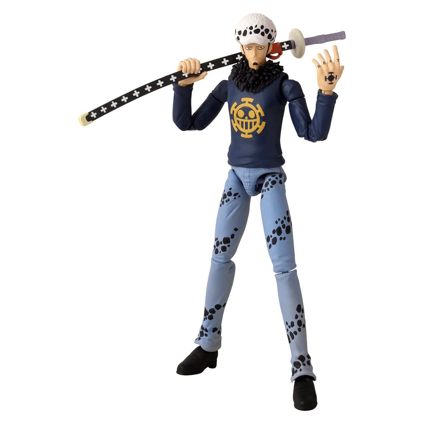 ANIME HEROES Trafalgar Law Action Figure – 6.5-Inch, 20+ Points of Articulation, Premium Packaging
