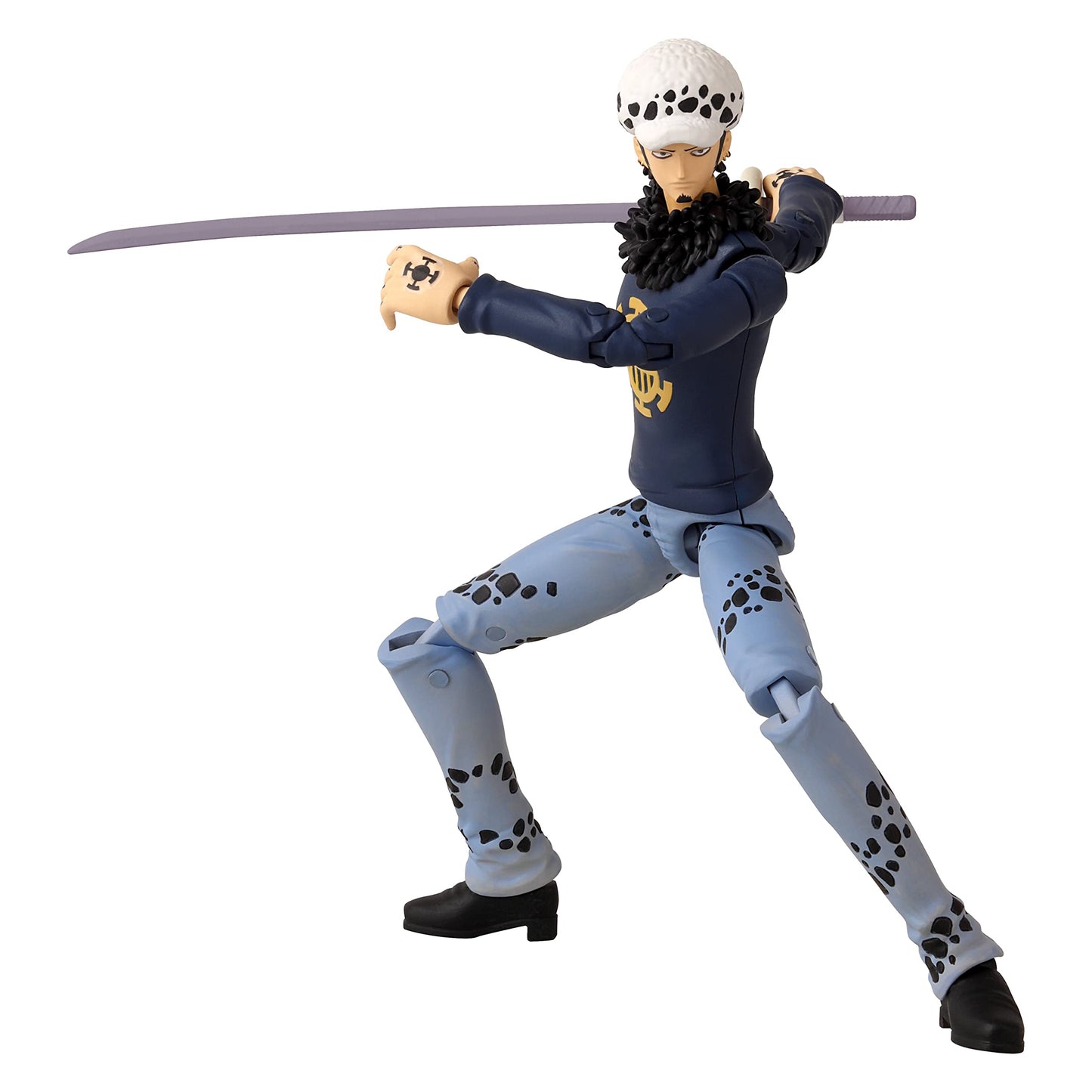 ANIME HEROES Trafalgar Law Action Figure – 6.5-Inch, 20+ Points of Articulation, Premium Packaging