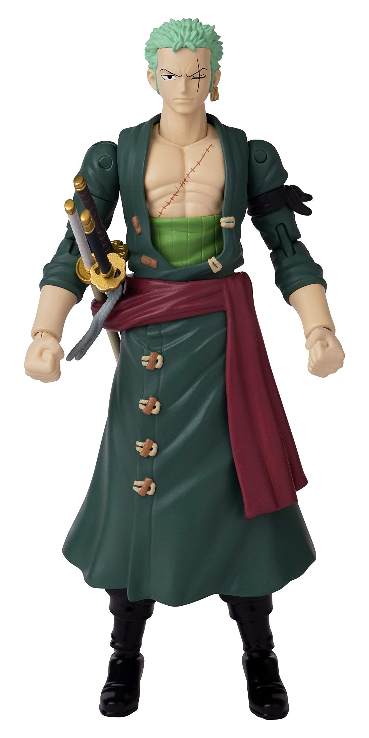 ANIME HEROES One Piece Roronoa Zoro Action Figure – 6.5-Inch, 20+ Articulation