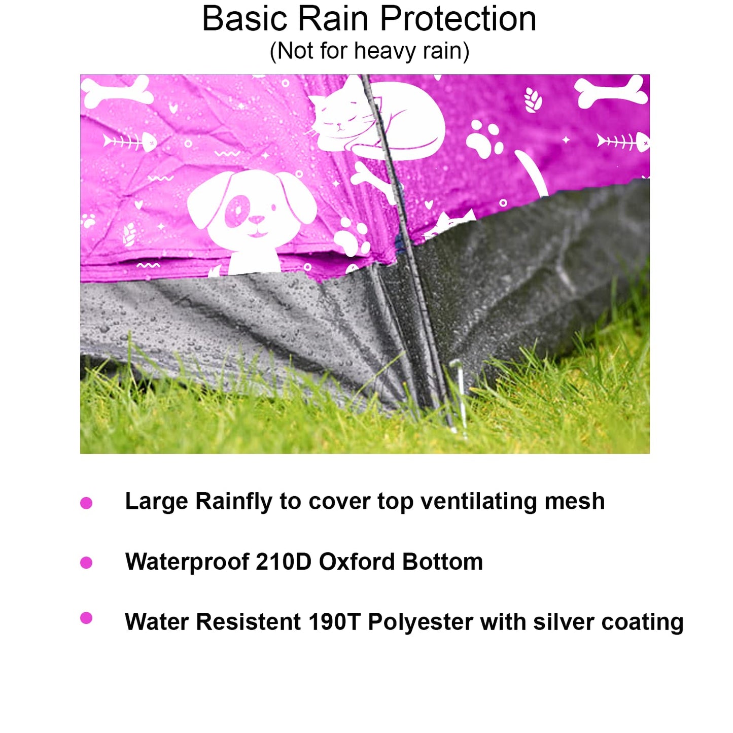 ANJ Outdoors KidzAdventure 2 in 1 Kids Tent – Easy Set Up, Pink Best Friends Theme, Indoor Play & Camping