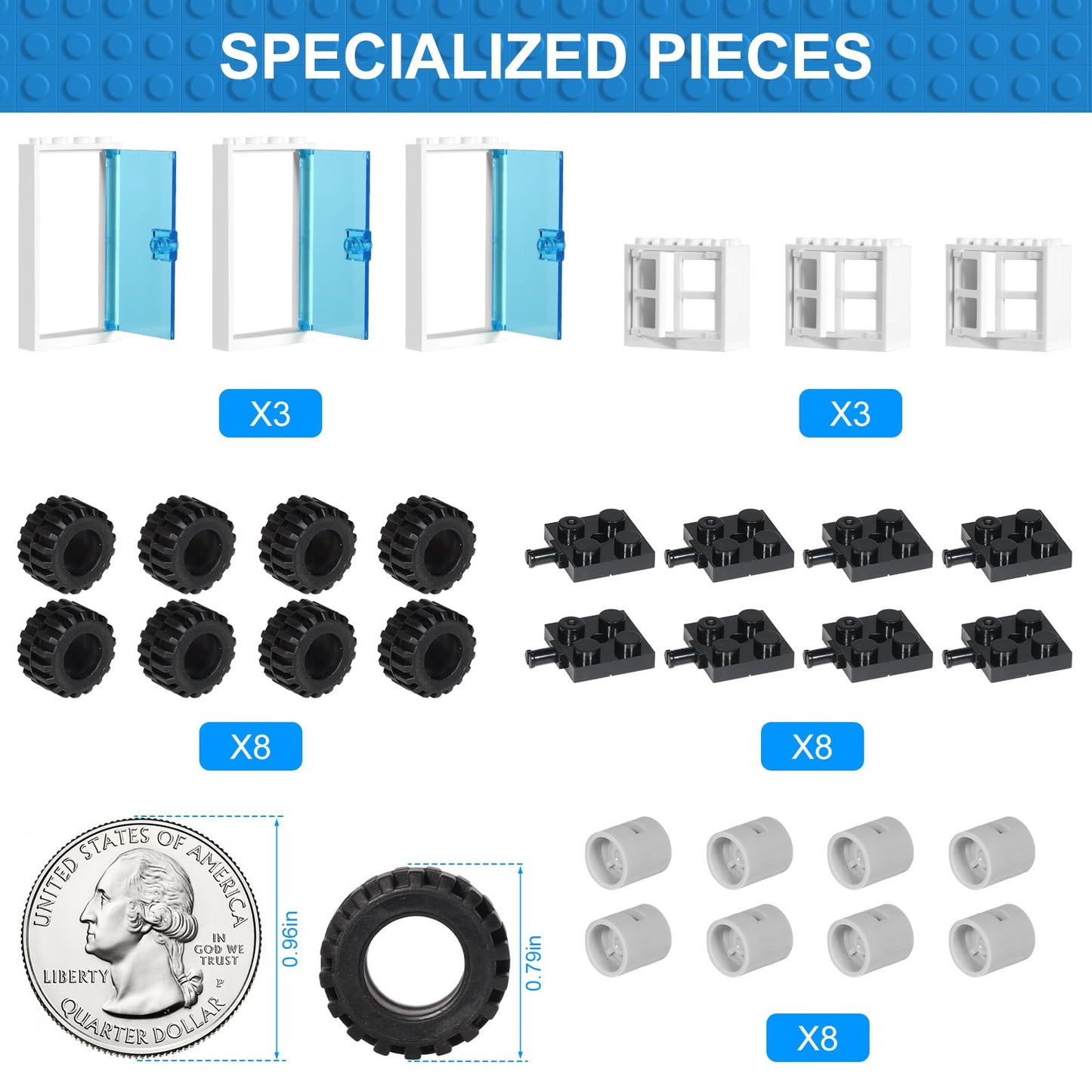Anksono 1500-Piece Building Bricks Set – Compatible with Major Brands | Ages 3-10