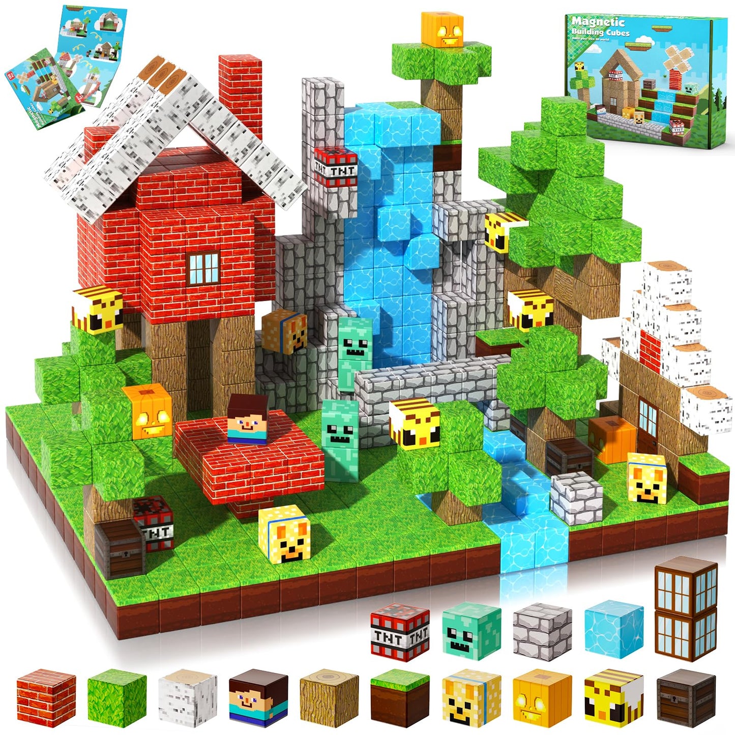 Annexfun Magnetic Blocks 100PCS – STEM Building Toys for Kids 3+ (2026 Upgrade)