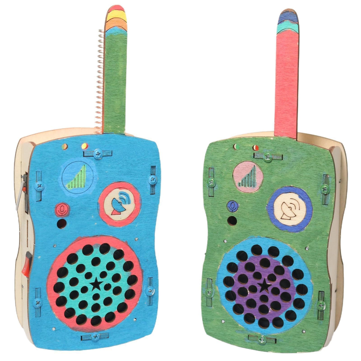 ANNISOKA STEM Walkie Talkie Kit for Ages 6-14+ | DIY Electronics & Engineering Toys
