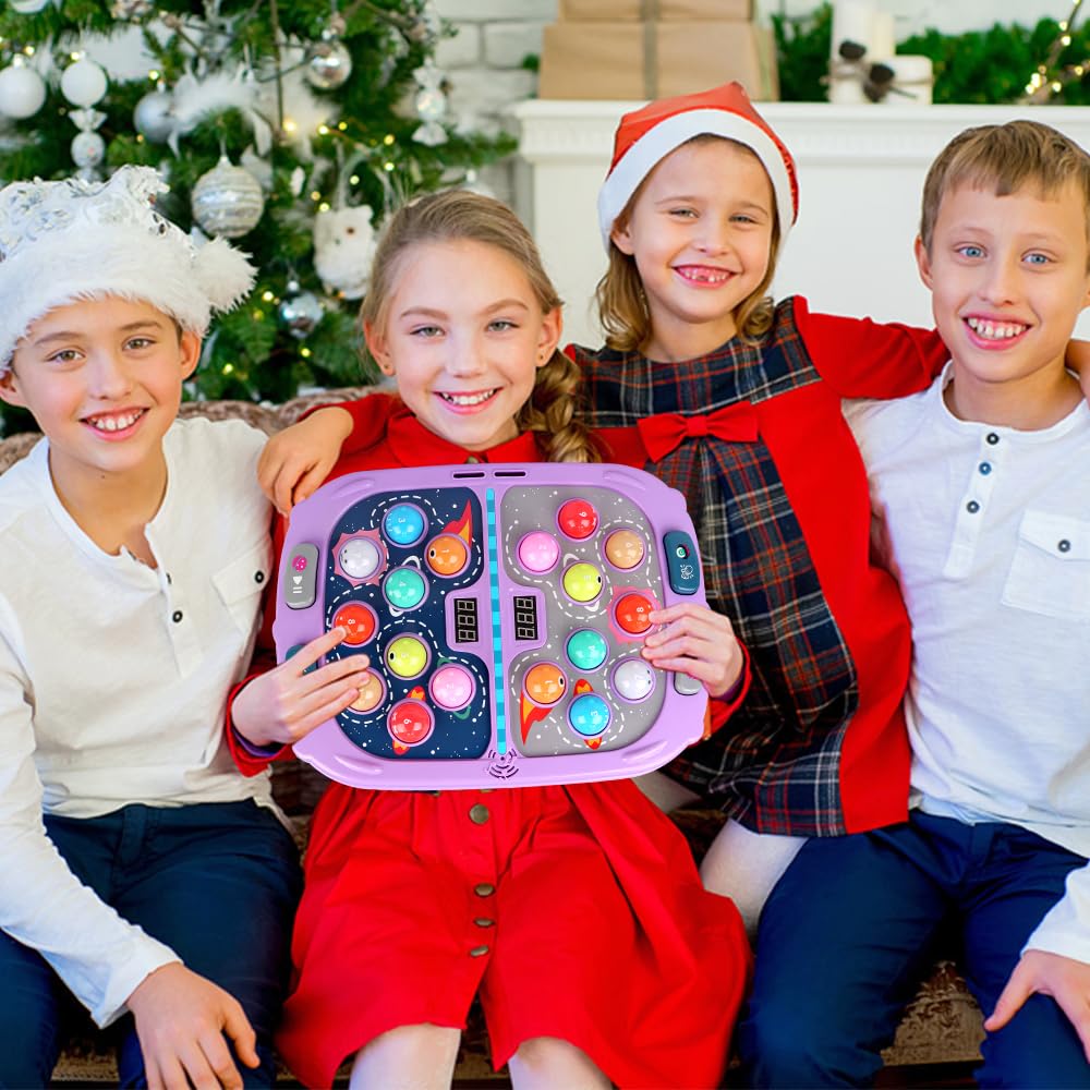 ANNKIE Whack Game Mole – Interactive Pounding Toy for 3-12 Year Olds (3 Modes, 2 Hammers)