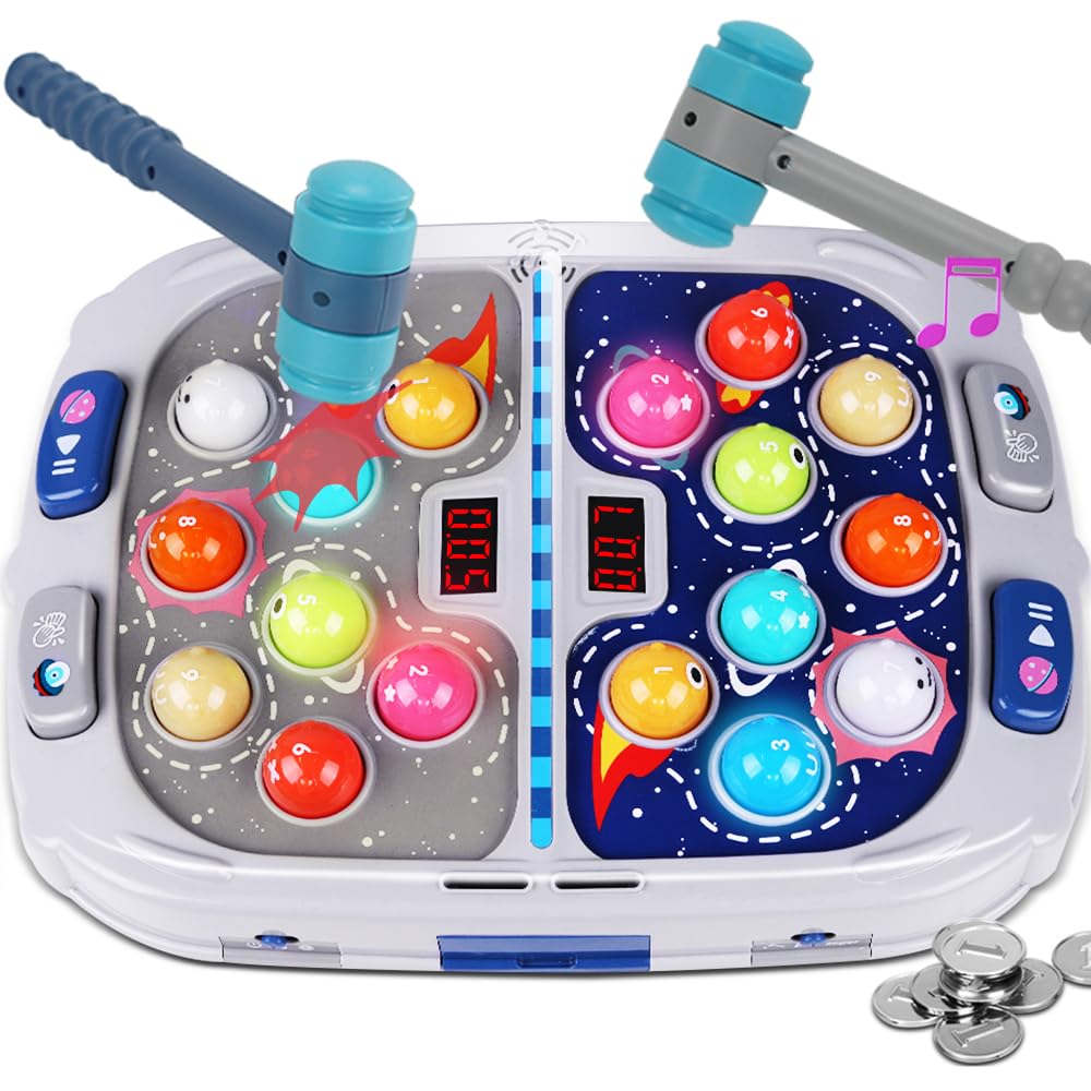 ANNKIE Whack Mole Game for Kids – Interactive Sound & Light Pound Toy (3–12 Years)
