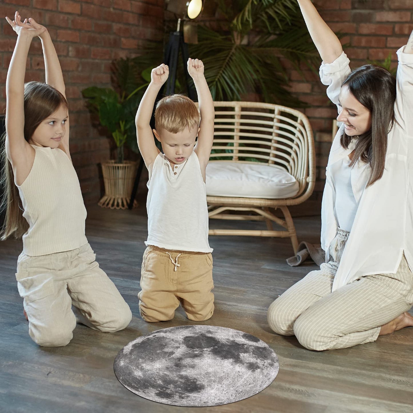 ANTELOPE 1000-Piece Space Moon Puzzle for Adults – Round Telescope Close-Up, Matte Finish