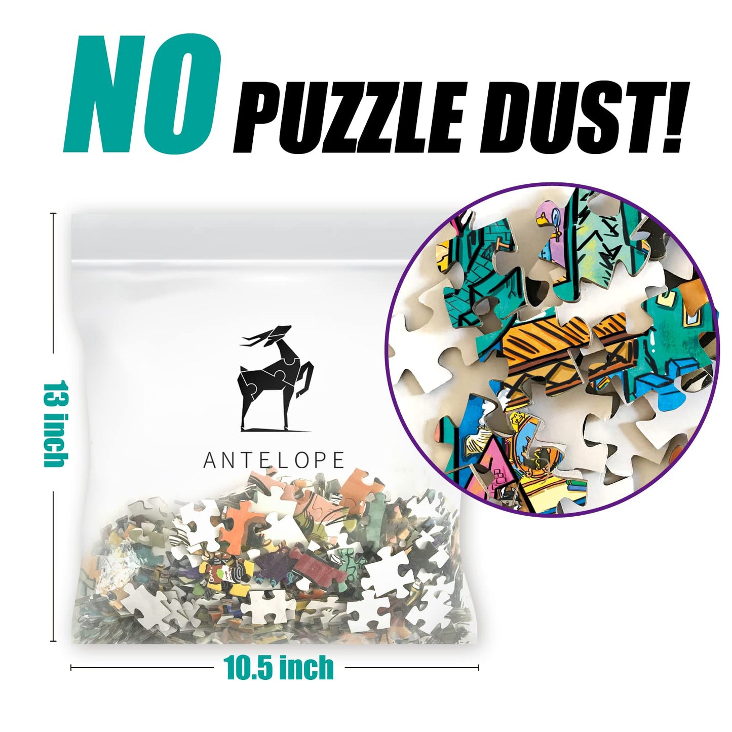 ANTELOPE 1000-Piece Cat Castle Puzzle for Adults | High-Resolution Matte Finish