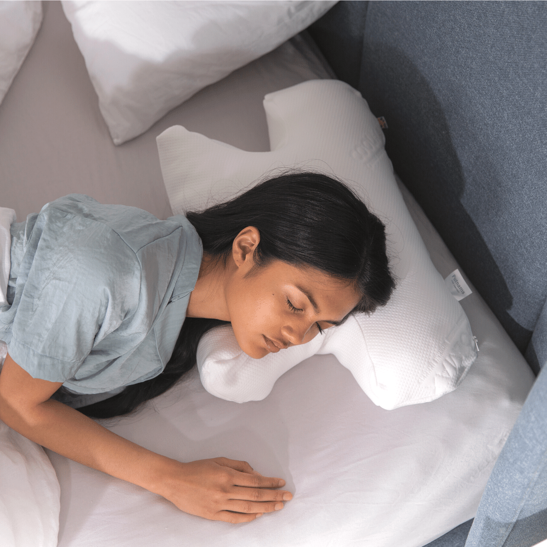 Anti Wrinkle Beauty Pillow – Side Sleeper Pillow with Face Cut-Out