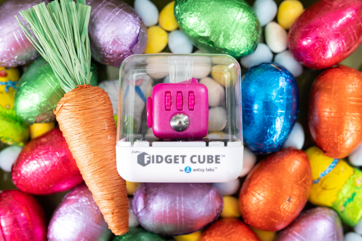 Antsy Labs Fidget Cube – Find Focus & Relieve Stress (Hyper Pink)