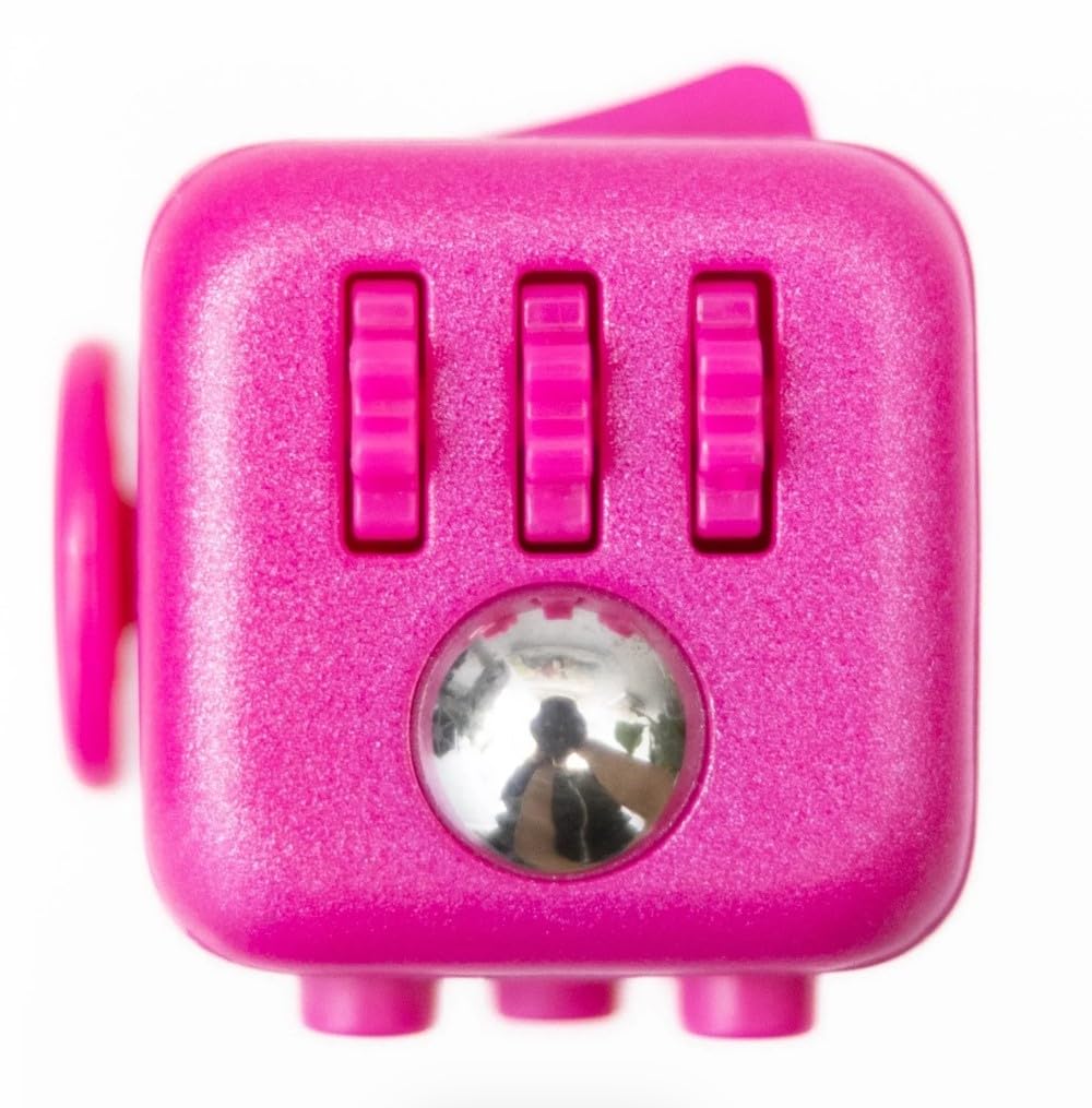 Antsy Labs Fidget Cube – Find Focus & Relieve Stress (Hyper Pink)
