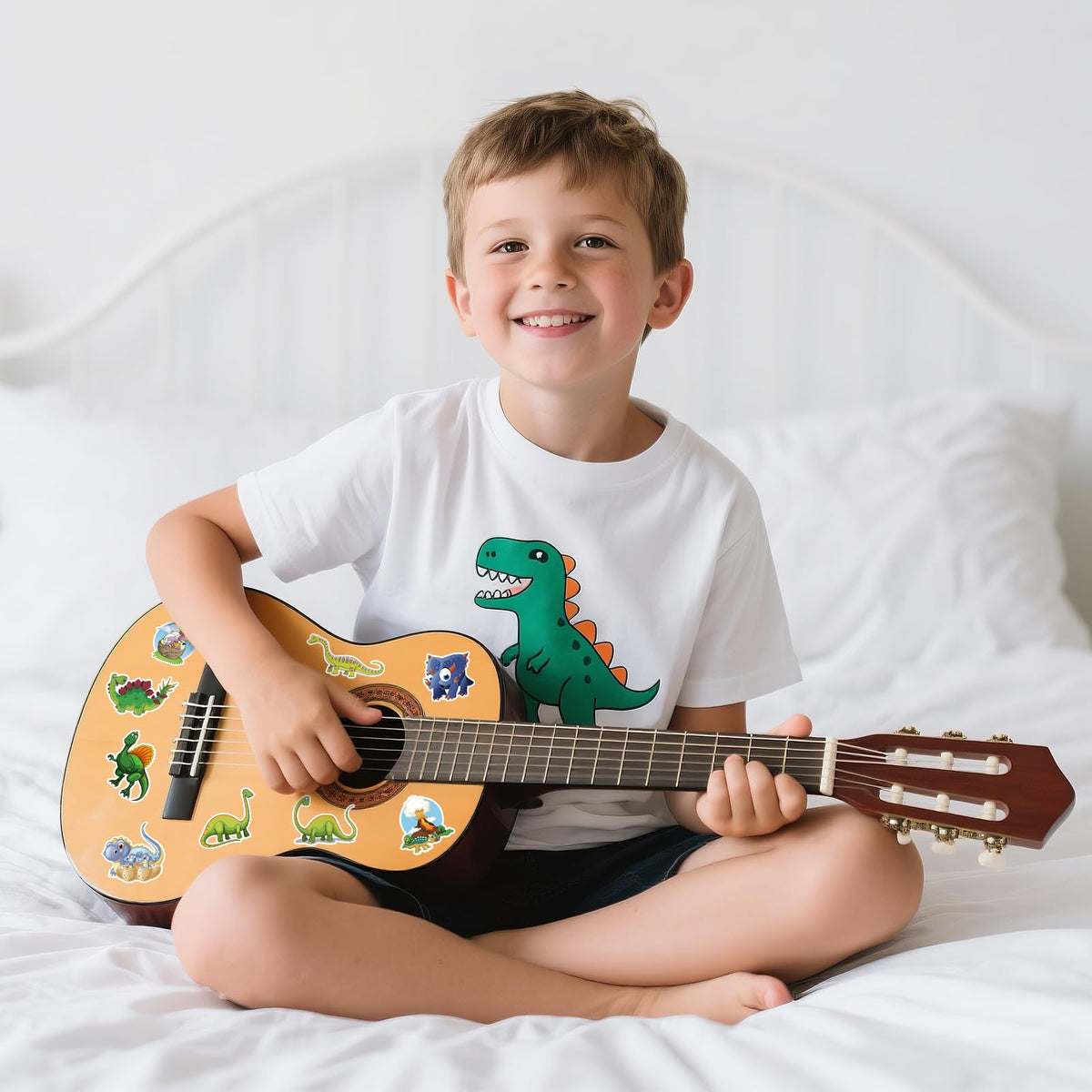 Anwyll 300Pcs Dinosaur Stickers for Kids – Waterproof Vinyl Dino Stickers Bulk Pack