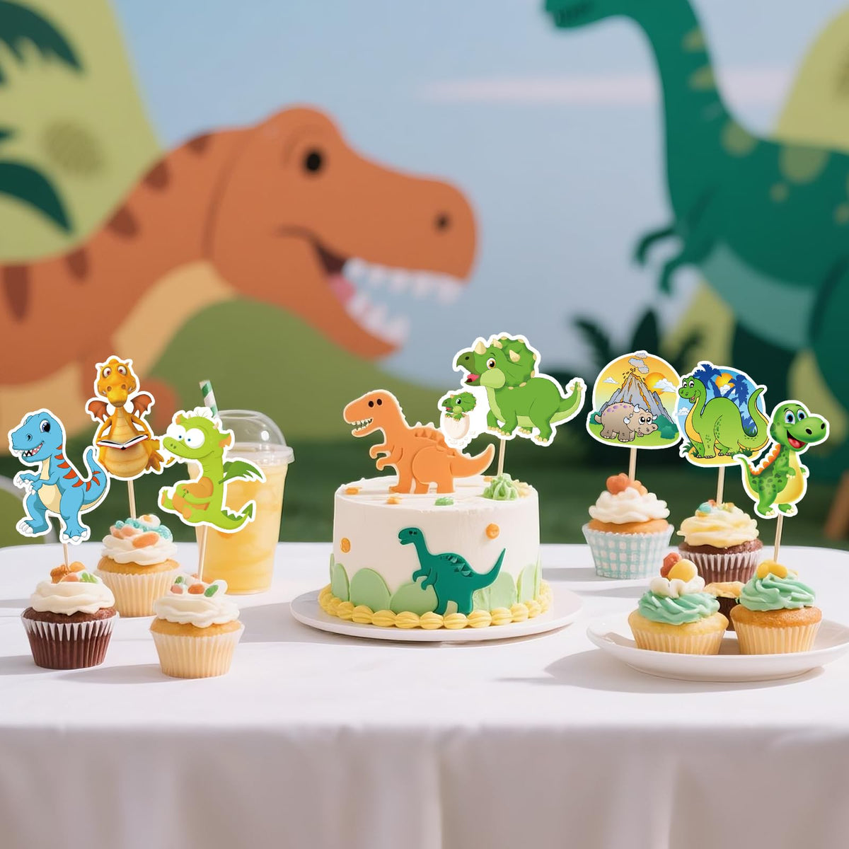 Anwyll 300Pcs Dinosaur Stickers for Kids – Waterproof Vinyl Dino Stickers Bulk Pack