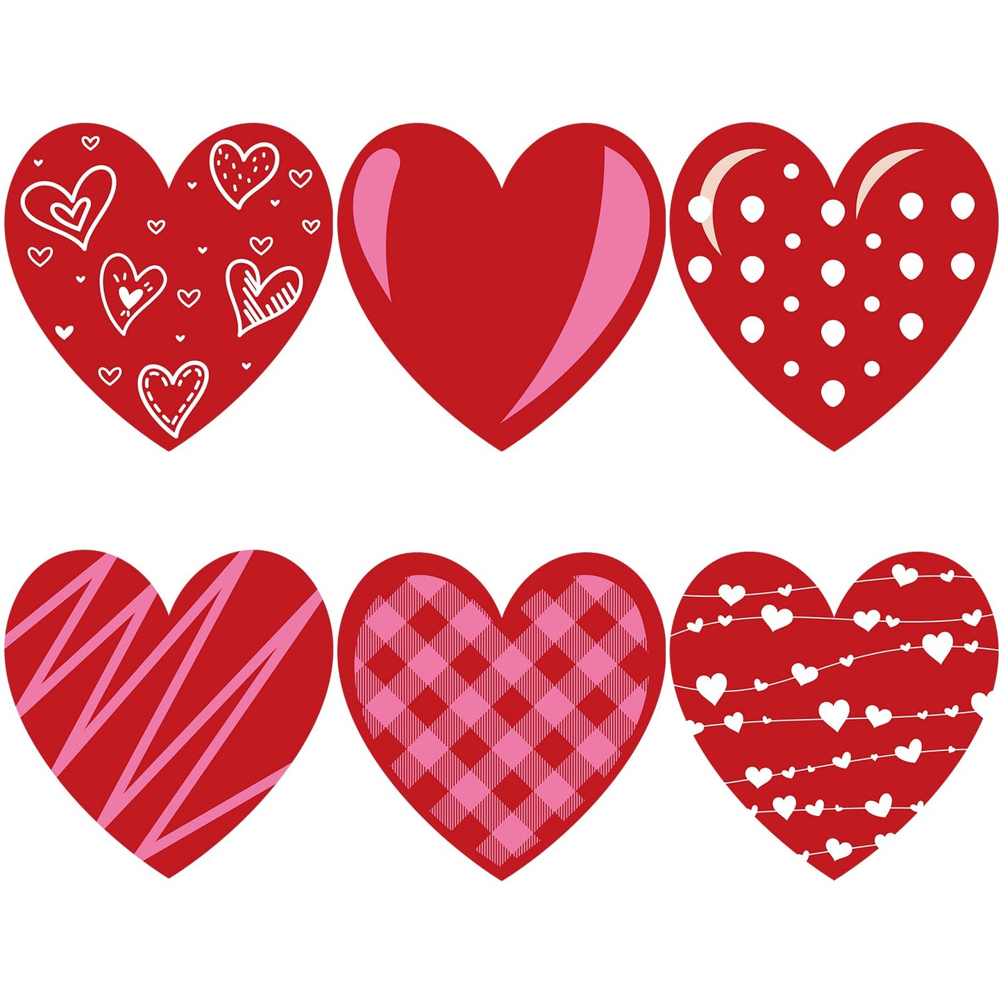 Anwyll Heart Stickers | 480 Pcs, 1.5-Inch Valentines Day Gift Labels for Cards, Envelopes & Gifts