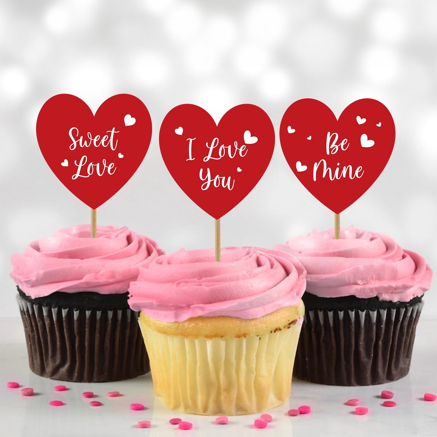Anwyll Valentines Day Heart Stickers – 480 Pcs, 1.5-Inch Red I Love You Stickers for Envelopes, Cards & Gifts